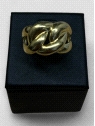 Anillo Oro 18K trenzado. Peso 9.8g 9.80grs.