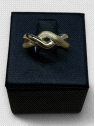 Anillo Oro 18K mujer. Peso 2.3g 2.33grs.