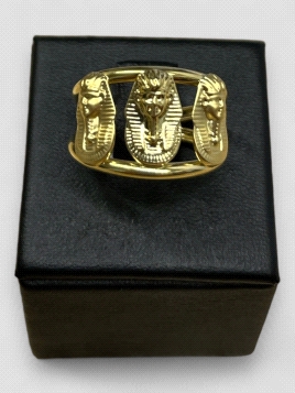 Anillo Oro 18K Faraones. Peso 2.4g 2.36grs.