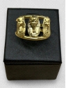 Anillo Oro 18K Faraones. Peso 2.4g 2.36grs.