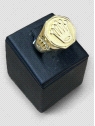 Anillo hombre Oro 18K diseño Rolex. Peso 10.4g 10.40grs.