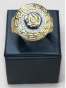 Anillo hombre Oro 18K diseño redondo Versace. Peso 20g 20.10grs.