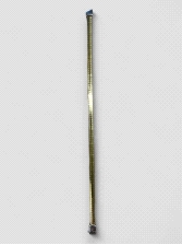 Pulsera Oro 18K plana con detalle cierre en oro blanco. Peso 12.5g 12.50grs.