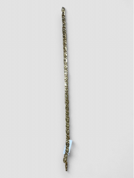 Pulsera Oro 18K tejido plano. Peso 5.6g