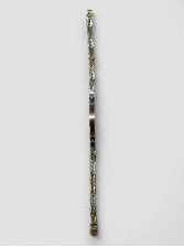 Pulsera Oro 18K con chapa. Peso 15g