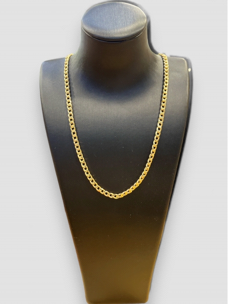 Cadena Gruesa Oro 18KL. Peso 52g