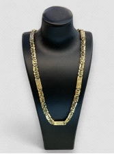 Cadena estilo versacce en oro 18kl