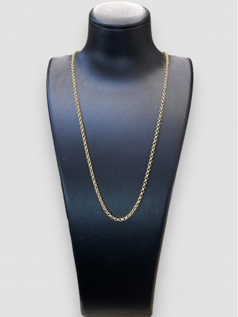 Cadena Rolo para Mujer - Hombre en oro 18KL. Peso 5.2g