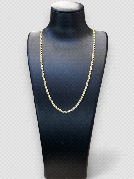 Cadena Cordón Oro 18KL. Peso 8.2g