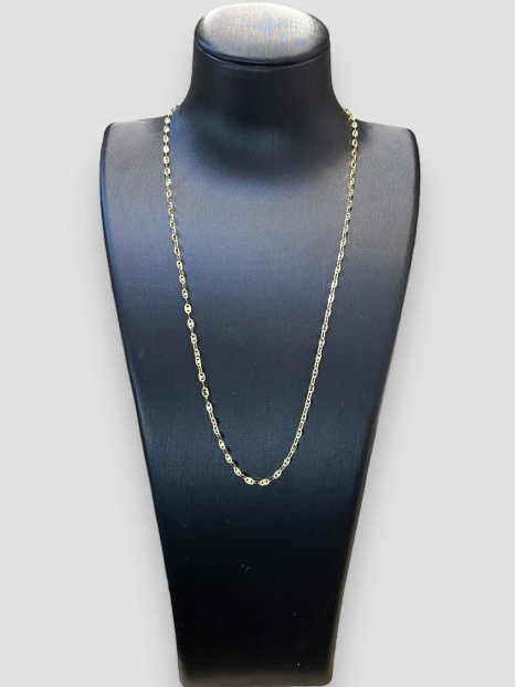 Cadena detalle Oro 18KL. Peso 4.6g