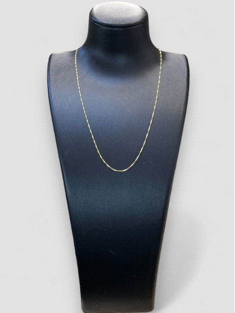 Cadena fina mujer Oro 18KL. Peso 2.8g