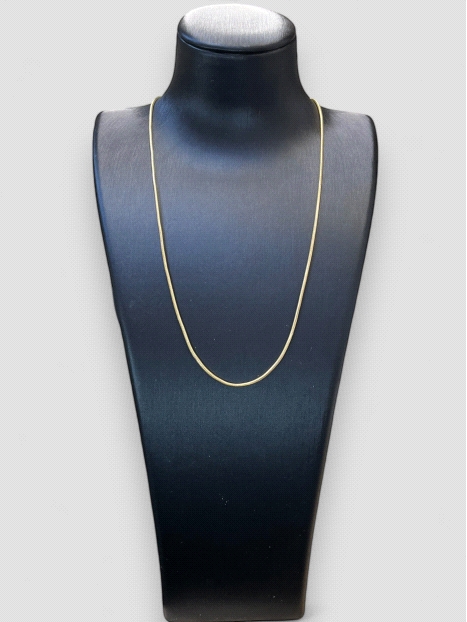 Cadena fina Oro 18KL. Peso 9.8g