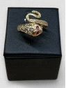 Anillo Oro 18K figura Serpiente. Peso 3.8g