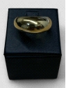Anillo Oro 18k tipo Bombe. Peso 8.4g
