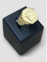 Anillo hombre Oro 18K diseño Rolex. Peso 10.4g