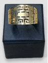 Anillo Oro 18K con guarda estilo Versace. Peso 5.8g