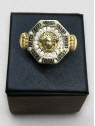 Anillo Oro 18 estilo Versace. Peso 7.7g.