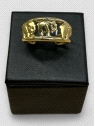 Anillo Elefantes oro18K. Peso 2g